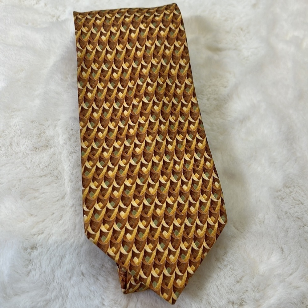Ermengildo Zegna made in Italy silk tie exclusive design - Picture 4 of 11